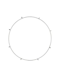 26 Lowrider Square Twisted Wheel Trim Chrome.